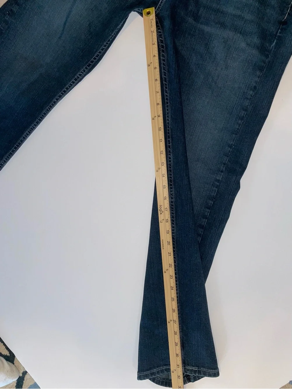 Levi's 505 Regular Fit Straight Leg Jeans Dark Wash Denim Men's Size 36x32
